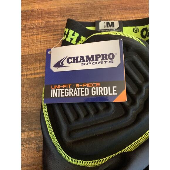 CHAMPRO SPORTS Boy’s Uni-Fit 5 Piece Integrated Girdle / Size: Youth Medium - Picture 4 of 11
